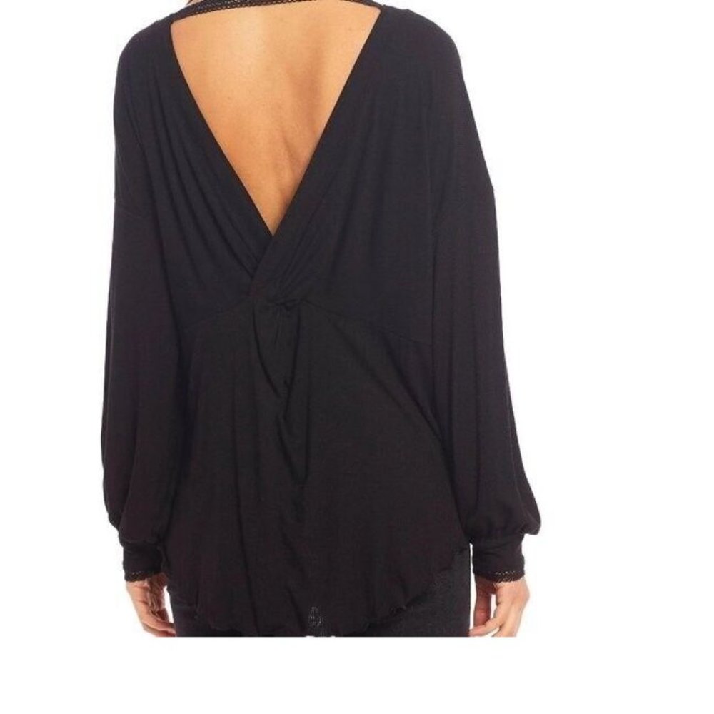 Free People Shimmy Shake Top Black Size XS